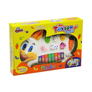 Sesli ve Işıklı Tavşan Piyano