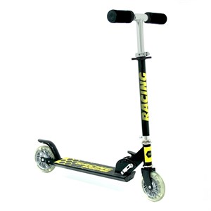 Silikon Tekerlekli Katlanır Metal Scooter