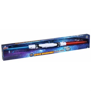 Space Warriors Işın Kılıcı Pilli Işıklı Ve Sesli Uzay Savaşçısı Çift Yönlü