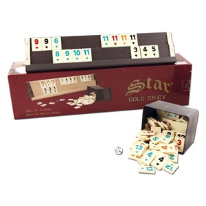 Star Gold Ahşap Okey Takımı