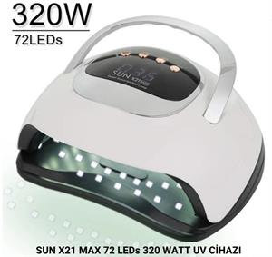 Sun X21 Max UV Led Kurutucu 320 Watt-72 Led Tırnak Oje Kurutma Cihazı