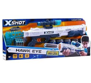 Sünger Mermi Atan Fonksiyonel Hawk Eye Oyuncak Silah 16 Mermili Tüfek