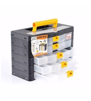 Süper Bag 5 Katlı Organizerli Çekmeceli Takım Çantası - ASR2071