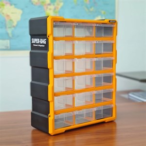 Super Bag ASR-6002 Mono Blok Çekmeceli Organizer 18lİ 