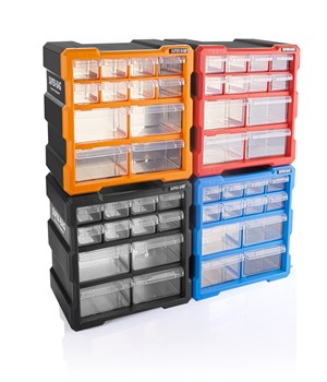 Super Bag ASR-6007 Monoblok 12 Çekmeceli Organizer Kutu