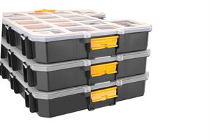 Super Bag Craft Organizer 3lü Set Takım Çantası Vidalama Kutusu