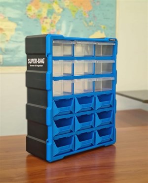 SuperBag 18li Monoblok Çekmece Avadanlık Set ASR-6011