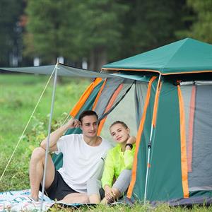 Tam Otomatik Su Geçirmez Kamp Çadırı 240x240x155 ( 4-5 Kişilik ) 