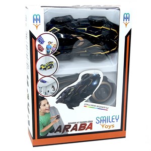 Tavanda ve Duvarda Gidebilen Kumandalı Araba