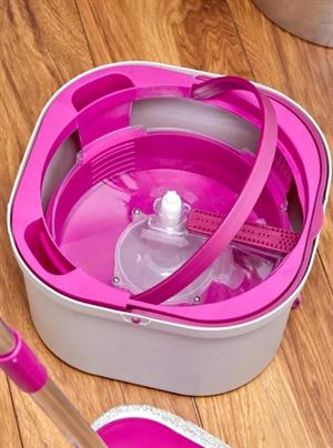 Temiz Kirli Suyu Ayırma Özellikli Otomatik Mop Seti Paspas Seti Mikrofiber Temizlik Seti