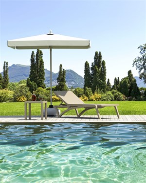 Tevalli Parasols Mega Mini 2x2 Antrasit Alüminyum Şemsiye + 50 Lt. Bidon