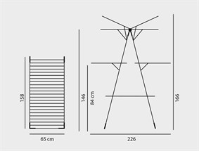 Tevalli T-MT07 Kurudy Double Çamaşır Kurutmalık