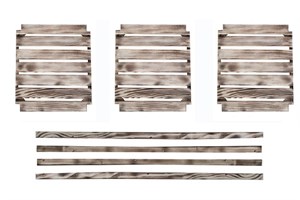 Üç Katlı Çok Amaçlı Raf Dekoratif Vernikli Ahşap Masif 1. Sınıf Ev Banyo Ofis