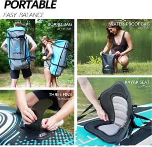 Upwell Sup-010 Şişme Sörf Tahtası Paddle Board 335 cm x 81 cm x 15 cm
