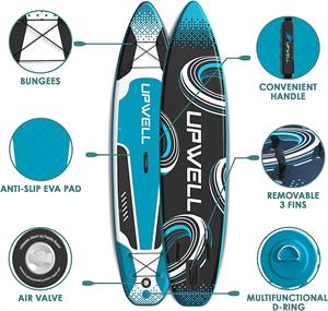 Upwell Sup-010 Şişme Sörf Tahtası Paddle Board 335 cm x 81 cm x 15 cm