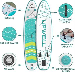 Upwell Sup-07 Şişme Sörf Tahtası Paddle Board 310 cm x 76 cm x 15 cm