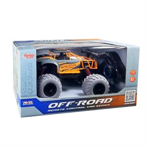 Uzaktan Kumandalı Full Fonksiyon 1:14 Şarjlı 2.4G Off-Road Araba Turuncu