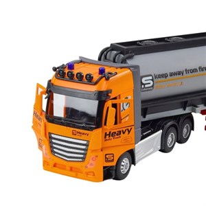 Uzaktan Kumandalı Tanker Tır 1:24 Ölçek Şarjlı Oyuncak Tır 2.4GHz Yakıt Tankeri Kamyon
