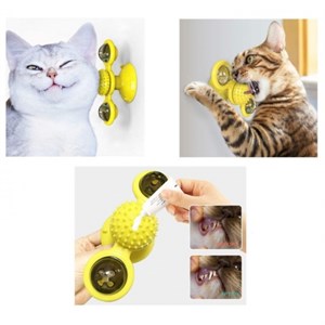 Vantuzlu Kedi Oyun Topu Yel Değirmeni