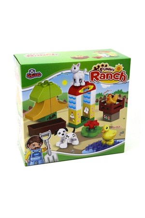 Yap-Boz Bloklar Çiftlik Seti 22 Parça Eğitici Oyun Seti