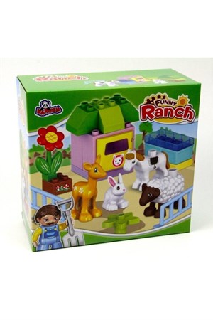 Yap-Boz Bloklar Çiftlik Seti 22 Parça Eğitici Oyun Seti