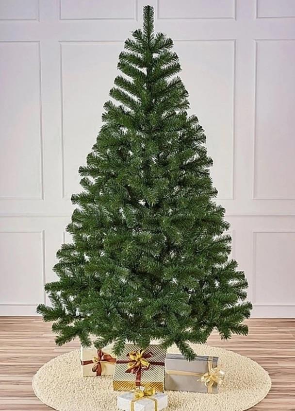 210 Cm Yılbaşı Ağacı  720 Gür Dallı Metal Gövde Metal Ayak