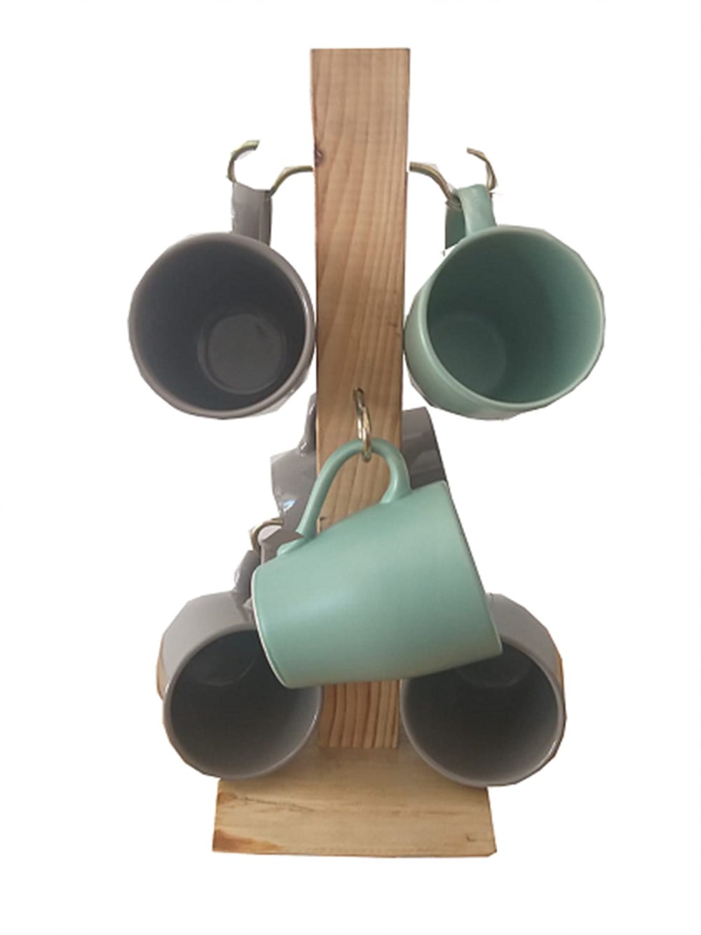 Ahşap 6 Askılı Bardaklık