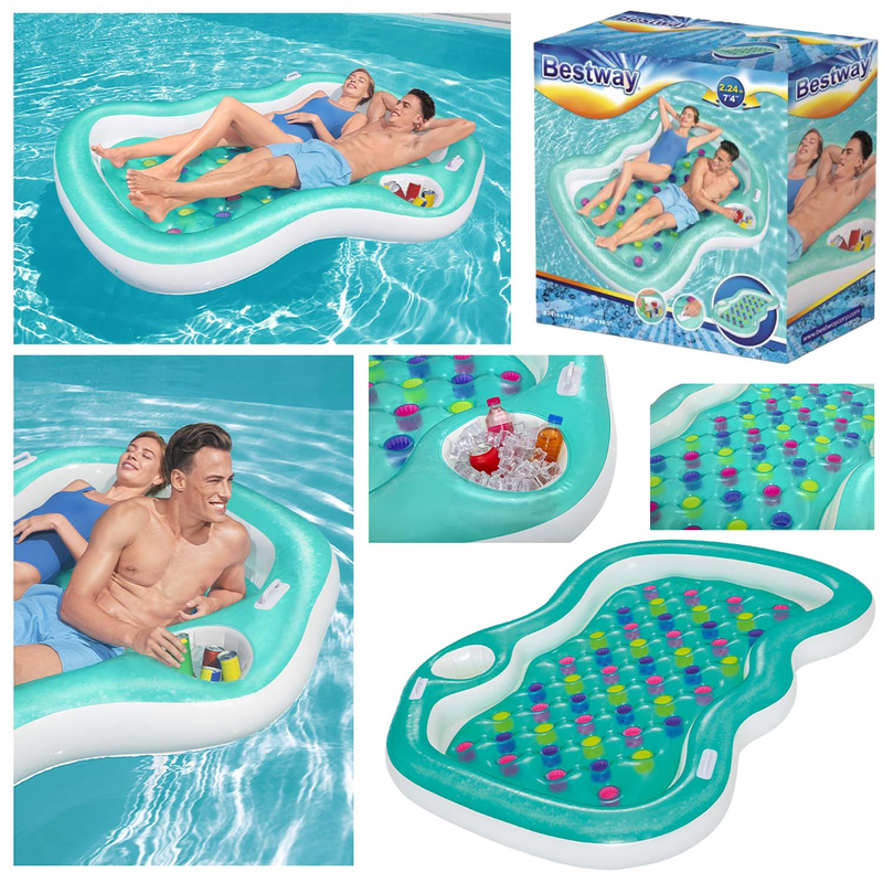 Bestway 43045 Delux Havuz Deniz Yatağı 218x183x30 Cm