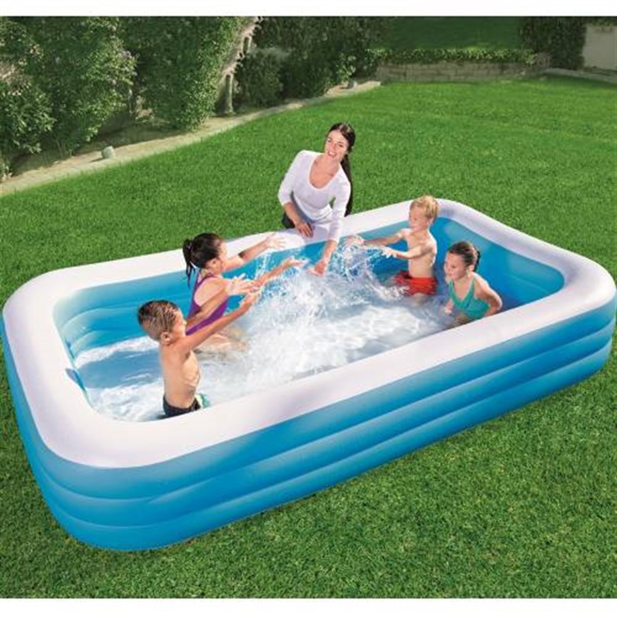 Bestway 54009 Jumbo Boy Şişme Aile Havuzu 305X183X56 Cm