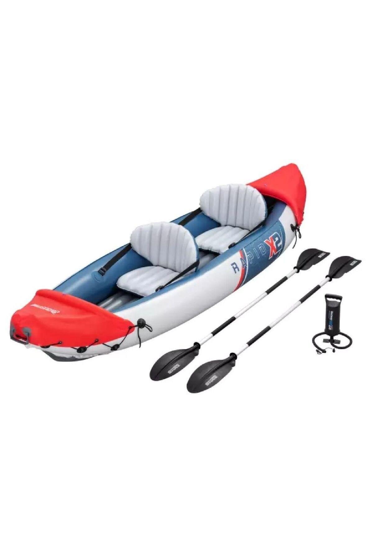 Bestway 65077 Çift Kişilik Şişme Kano 321x88 Cm