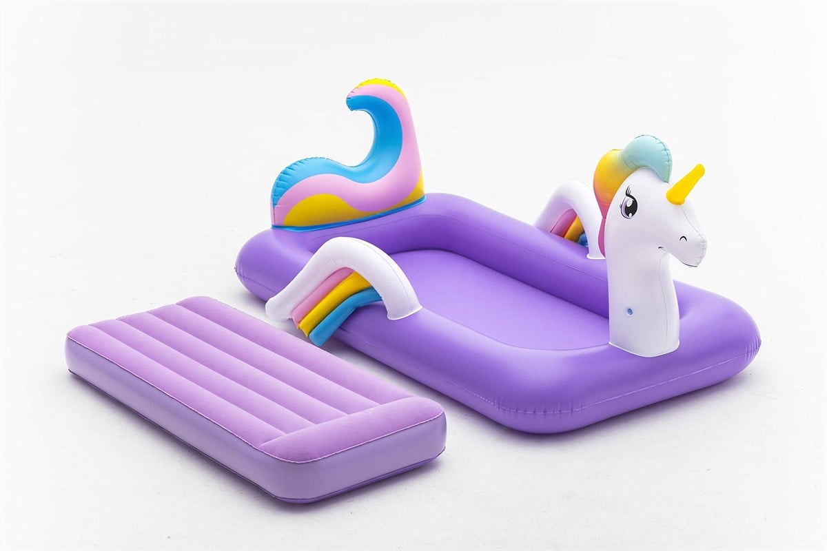 Bestway 67713 Unicorn Temalı Şişme Çocuk Yatağı