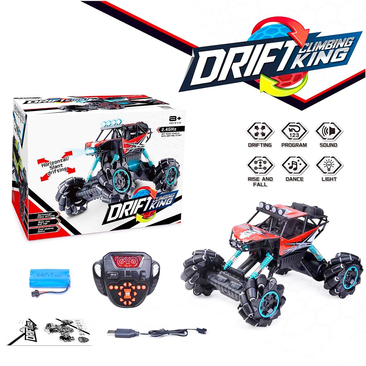 Drift King Climbing 4X4 Off-Road Canavarı