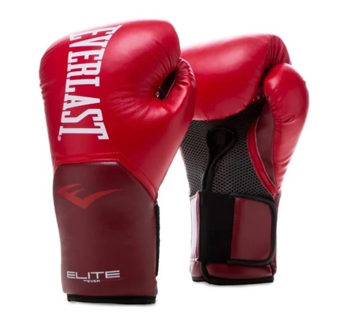 Everlast Elit Pro Eldiven Kırmızı Boks Eldiveni 12 OZ
