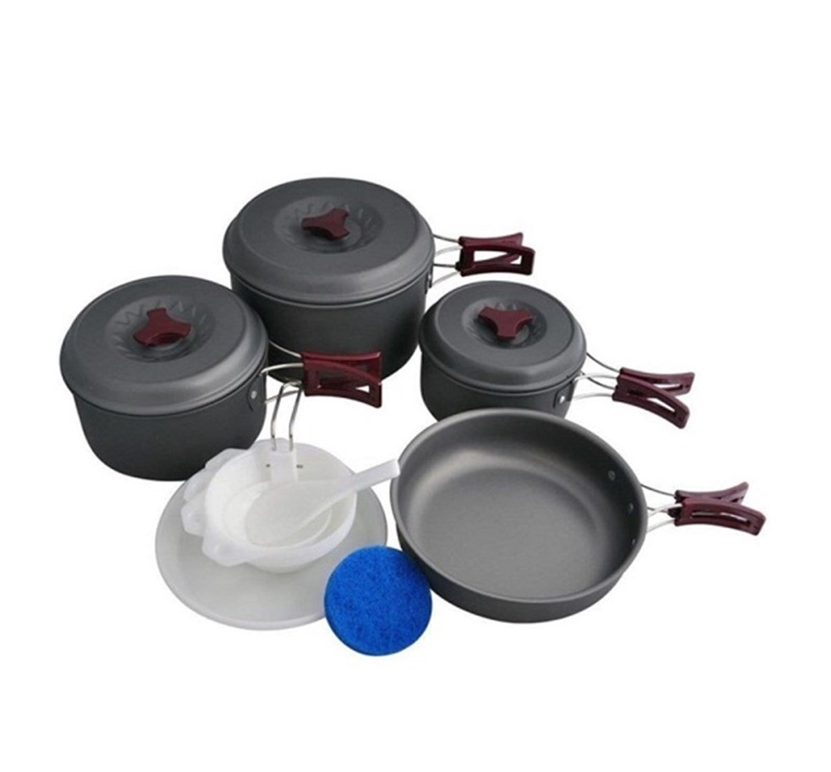 FreeCamp Anodize Alüminyum Kazanlı Yemek Seti