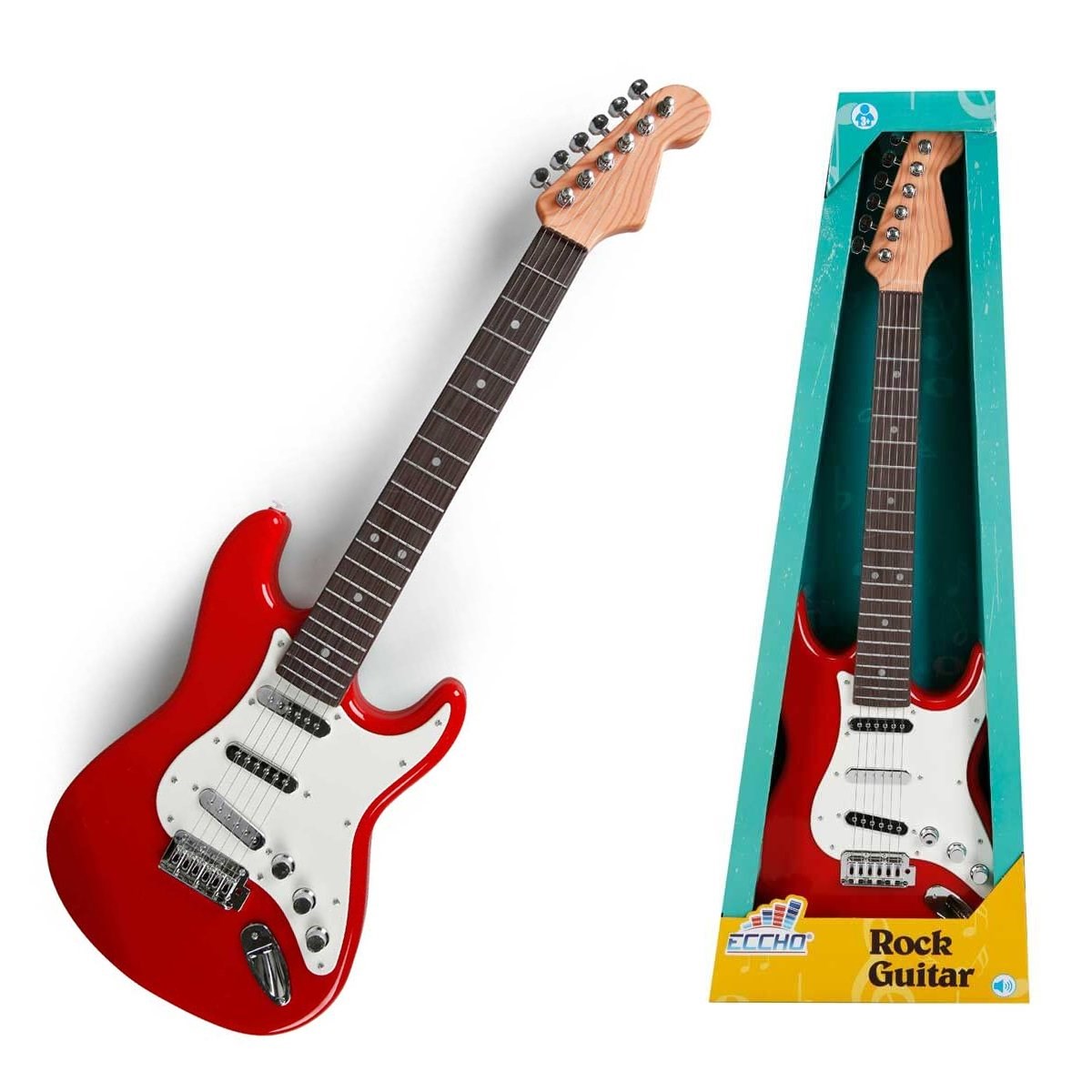 Gerçek Telli Elektronik Tuşlu Rock Gitar 68 cm.