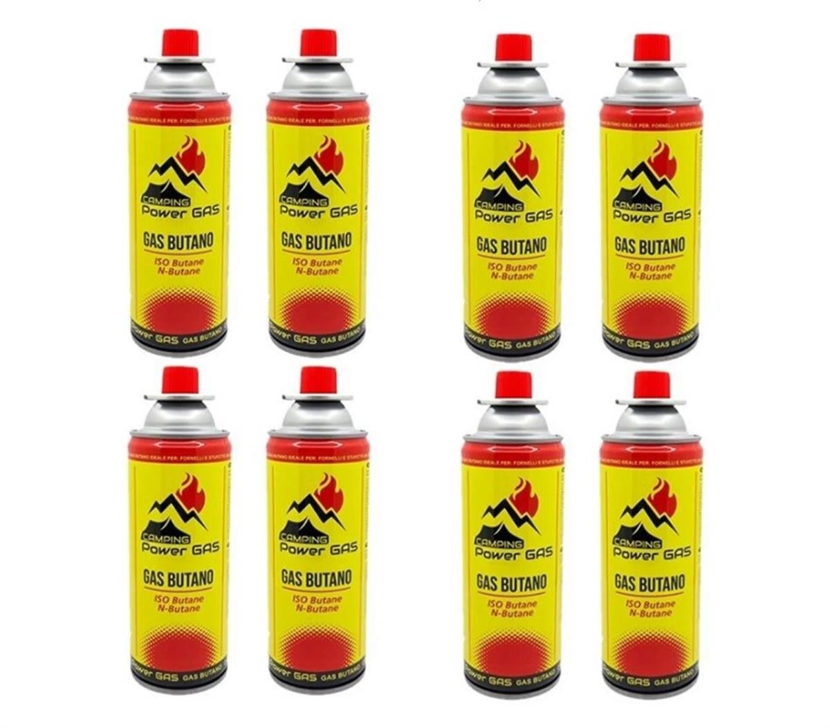 İtalya Üretim Kamp Gazı 227 Gr Kamp Gaz Kartuşu 8'li Paket