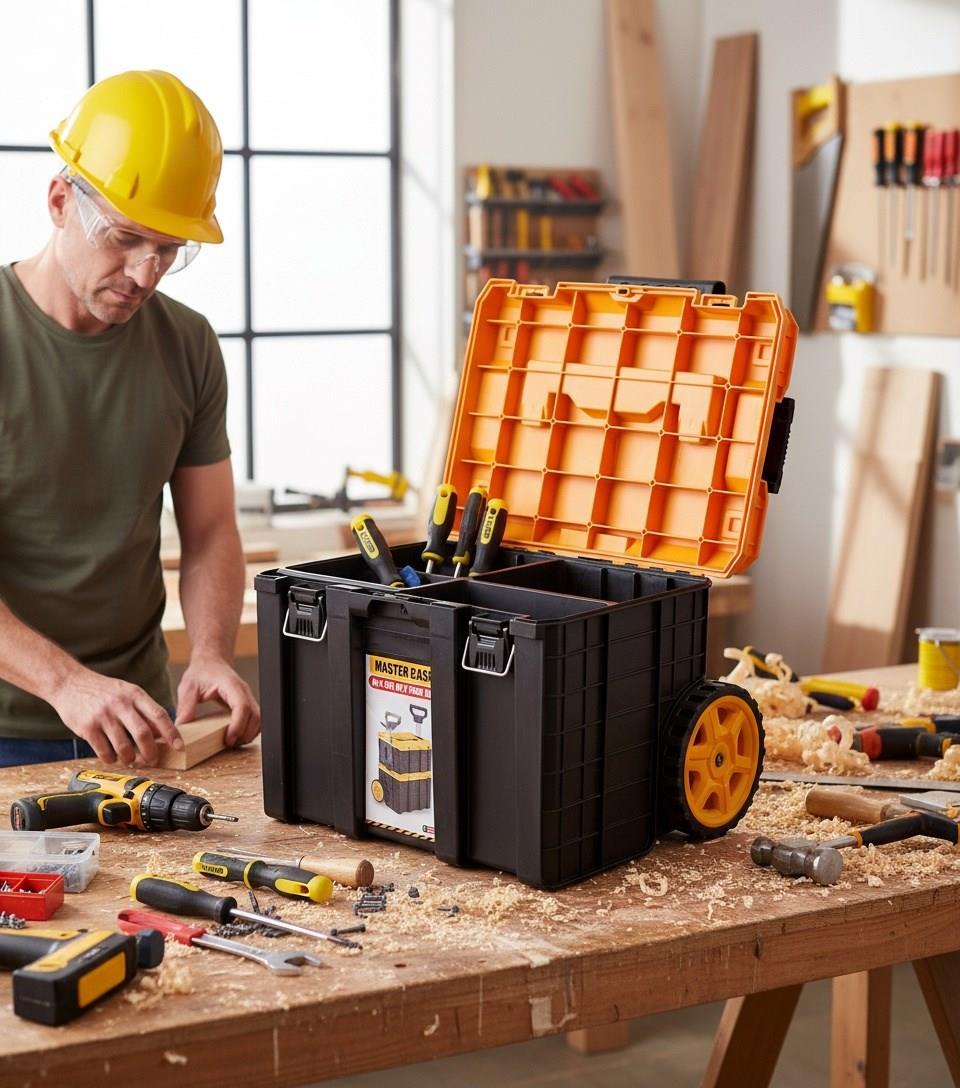 Master Case Tekerlekli Çekçekli Teknisyen Takım Çantası
