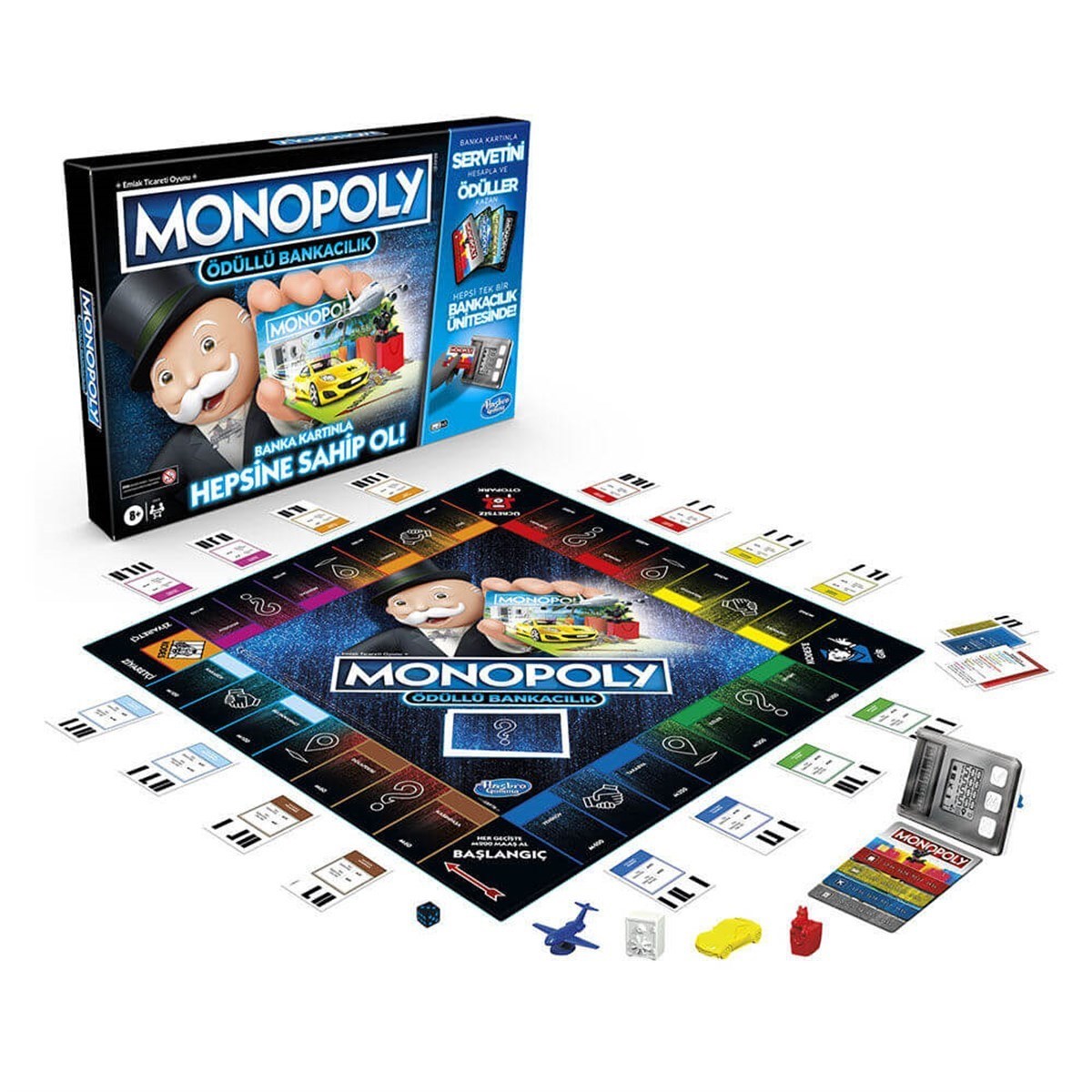 Monopoly Ödüllü Bankacılık Hasbro Gaming +8 yaş