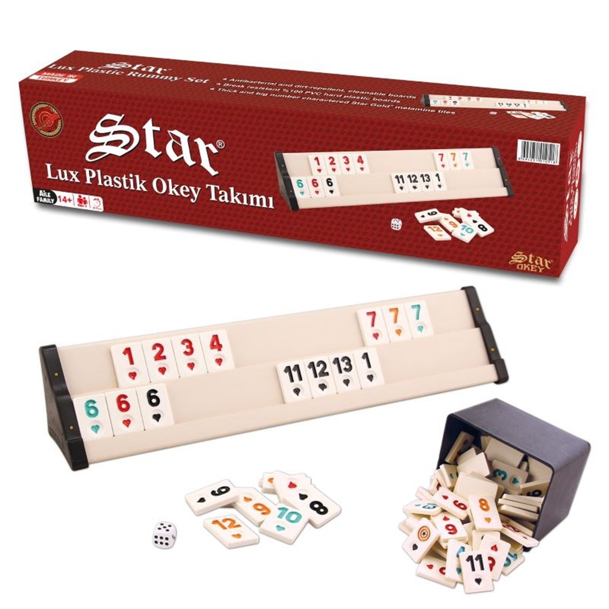 Star Lüx Plastik Okey Takımı