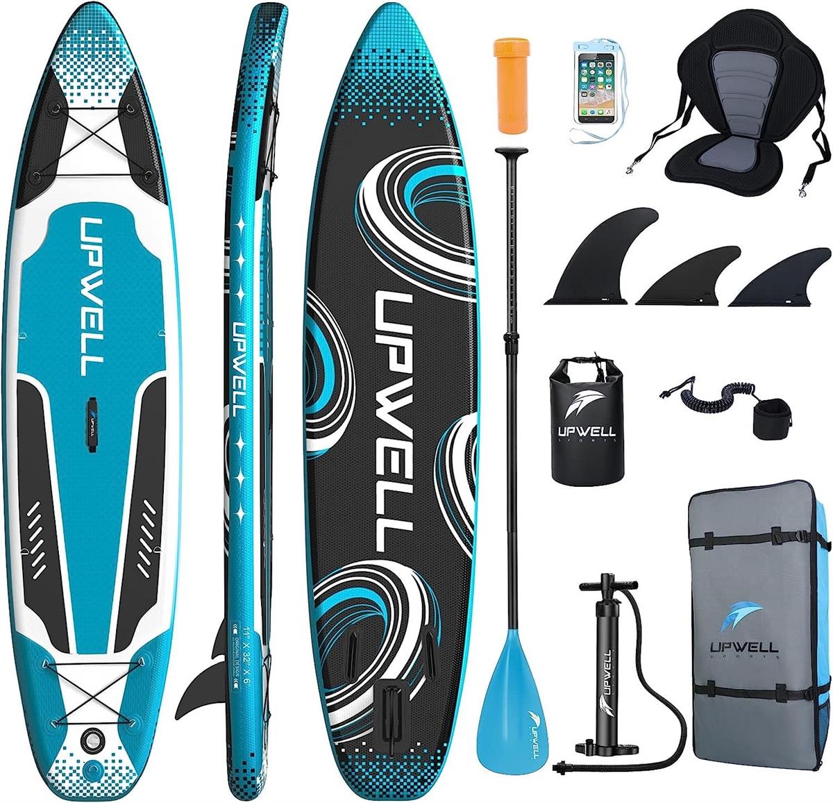 Upwell Sup-010 Şişme Sörf Tahtası Paddle Board 335 cm x 81 cm x 15 cm