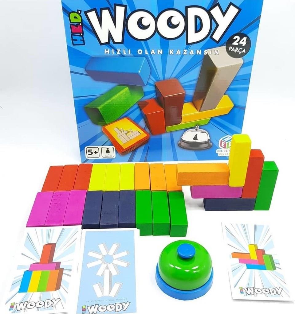 Woody Ahşap 3 Boyutlu Geometrik Zeka Oyunu Beceri Ve Gelişim Oyunu