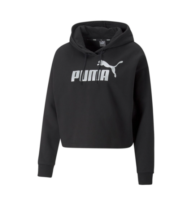 Puma Essentials+ Siyah Kapüşonlu Sweatshirt