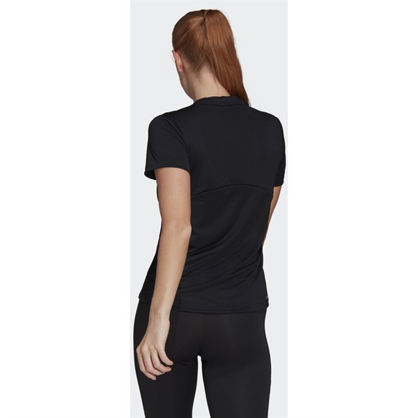 Adidas Slim Fit Siyah Kadın T-Shirt SB6313
