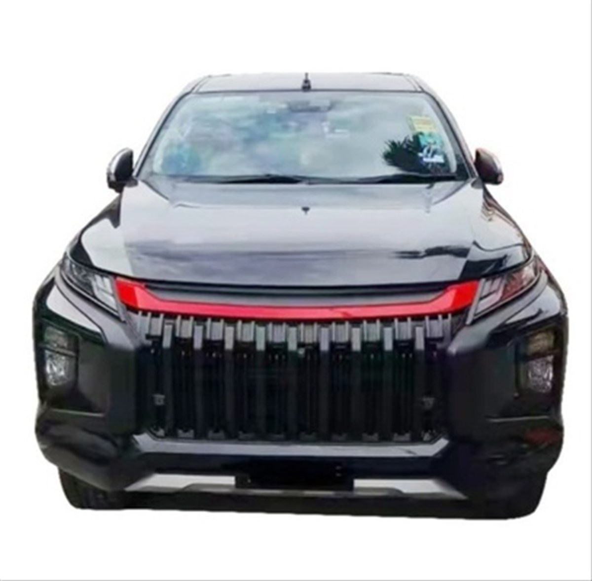 Mitsubishi L200 2019+ Siyah Panjur ( Kırmızı Çizgili )