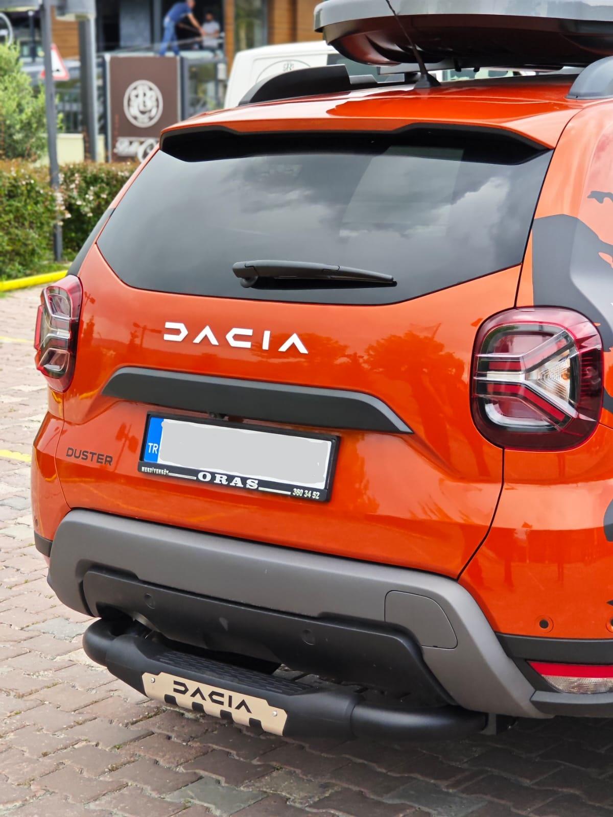 Dacia Duster Arka Tampon Koruma Siyah (PAK26)