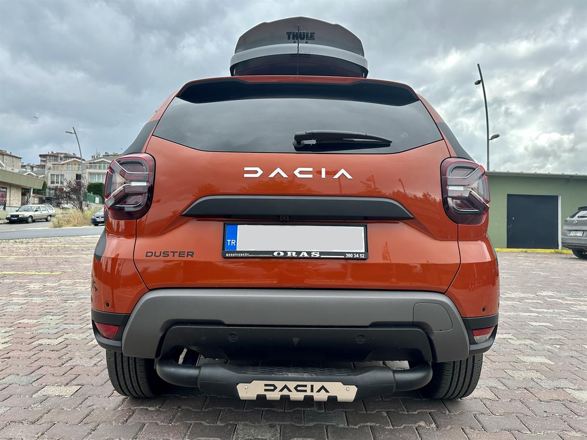 Dacia Duster Arka Tampon Koruma Siyah (PAK26)