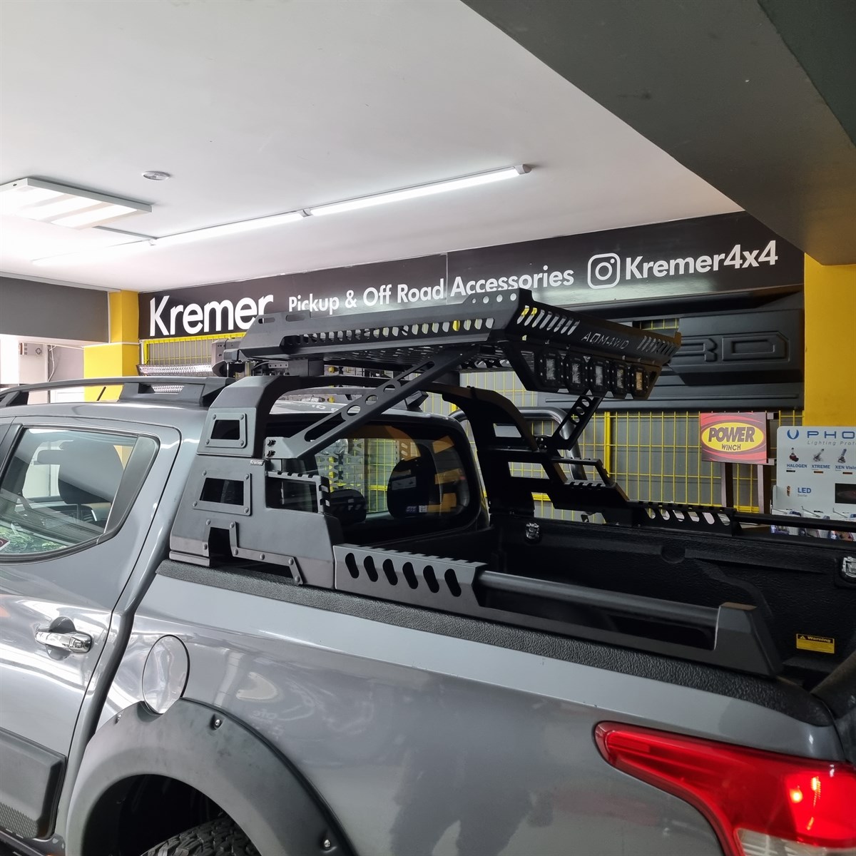 Fiat Fullback Sepetli Rollbar - Kasa Üstü Sepetli Roll Bar - (AQM-S10)