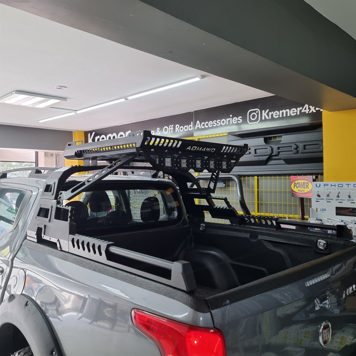 Fiat Fullback Sepetli Rollbar - Kasa Üstü Sepetli Roll Bar - (AQM-S10)