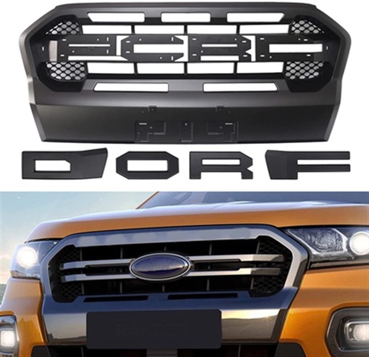 Ford Ranger 2019+ T8 Wild Trak-Ledli Panjur