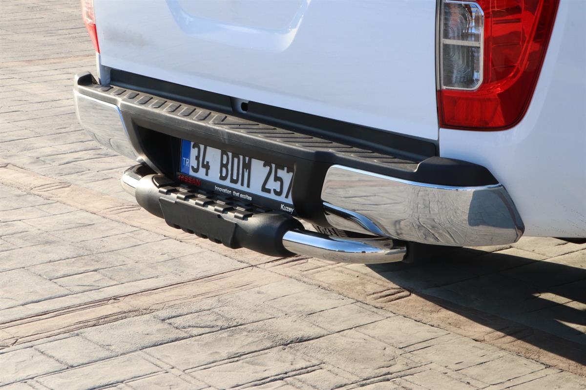 Fiat Fullback Arka Tampon Koruma Demiri Krom - DİAMOND (AK038)